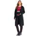 Plus Size Women's Liz&Me® Trench Cardigan by Liz&Me in Black (Size 3X)