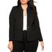 Plus Size Women's 9-To-5 Stretch Work Blazer by ELOQUII in Black (Size 26)