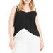 Plus Size Women's V-Neck Cami by ELOQUII in Black (Size 28)