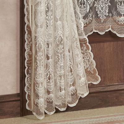 Countess Lace Curtain Panel, 56 x 84, Ecru