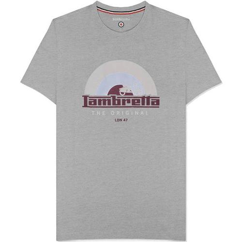 Lambretta Record Herren T-Shirt SS0161-GRY MRL