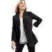 Plus Size Women's Classic Blazer by June+Vie in Black (Size 24 W)