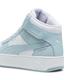 PUMA Damen Carina Street Mid Turnschuhe, White Turquoise Surf Blue, 38 EU