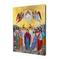Icon Of The Ascension Jesus Christ - A Religious Gift, Handmade Wood Icon, Gilded, Beautiful Gift