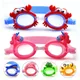 Lunettes de natation anti-buée pour enfants nouveau étanche mignon dessin animé miroir pour