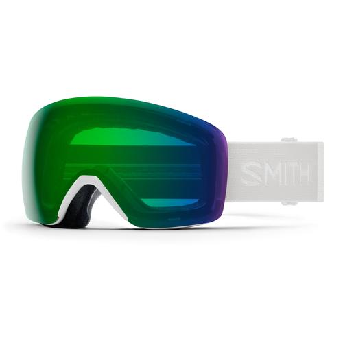 Smith SKYLINE Unisex-Skibrille Vollrand Monoscheibe Acetat-Gestell, weiß