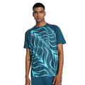 PUMA Unisex Individualliga Graphic Jersey T-Shirt, Ocean Tropic-Poison Pink, XL