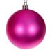 The Holiday Aisle® Fiana Ball Ornament Plastic in Pink | 3 H x 3 W x 3 D in | Wayfair DA1672BC82A549AA911EA08858E4652D