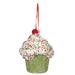 The Holiday Aisle® Frann Cupcake Ball Ornament Plastic in Green | 4.5 H x 3.75 W x 3.75 D in | Wayfair 00C3719A91FB4A458056EEEDB59238BF