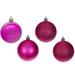 The Holiday Aisle® Gercas Christmas Ball Ornament Plastic in Pink | 2.75 H x 2.75 W x 2.75 D in | Wayfair CE74ECDFF52C4C7A9E5EE8DE86378D95