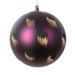 The Holiday Aisle® Christmas Ball Ornament Set of 2 Plastic in Indigo | 6 H x 6 W x 6 D in | Wayfair CA4DB56D5A1D43FBB9B7210D52CD0C99