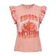 ONLY Damen ONLLUCY S/S Fruit TOP Box JRS T-Shirt, Coral Haze/Print:Sweet, XL