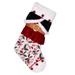 The Holiday Aisle® Stocking Velvet in Black/Red/White | 21 H x 1 W in | Wayfair A0CA24EB28AD4A0AB1627EE52D354323