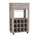 Latitude Run® Ginessa 23.62" Bar Cabinet Wood in Gray | 39.37 H x 23.62 W x 13.98 D in | Wayfair 07C236F1B7E74CB3BC9E4D15AD45B78F