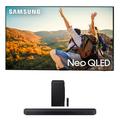 Samsung QN85QN85CAFXZA 85 Inch 4K Neo QLED Smart TV with Dolby Atmos with a Samsung HW-Q900C 7.1.2ch Soundbar and Subwoofer with Dolby Atmos (2023)