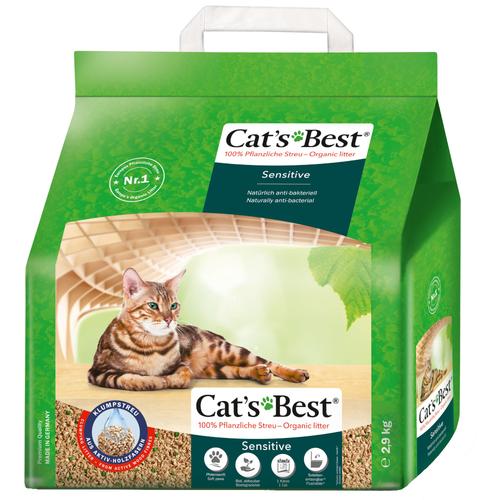 8 l (ca. 2,9 kg) Cat's Best Sensitive Katzenstreu