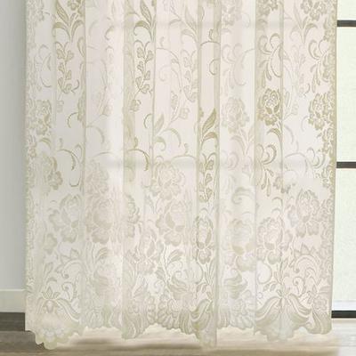 Brierley Lace Curtain Panel, 55 x 63, Ivory