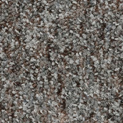 Teppichboden BODENMEISTER "Heilbronn, Schlinge - meliert, Made in Belgium", grau (grau braun), B:500cm H:7,2mm L:750cm, Polyamid, Teppiche, Wohnzimmer, Kinderzimmer, Schlafzimmer, Breite 200/300/400/500 cm Image