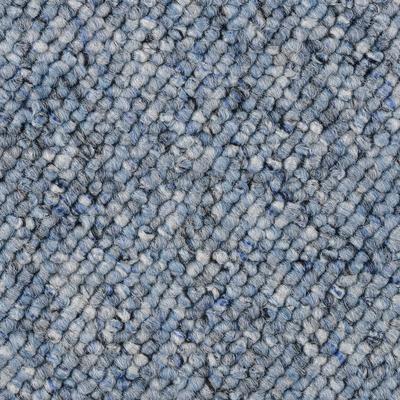 Teppichboden BODENMEISTER "Korfu, Schlinge - meliert", blau, B:400cm H:7,5mm L:350cm, Polypropylen, Teppiche, Wohnzimmer, Kinderzimmer, Schlafzimmer, Breite 200/300/400/500 cm Image
