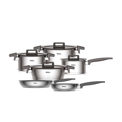 Topf-Set WOLL "Concept", silber (edelstahlfaren), Töpfe, Induktion Image