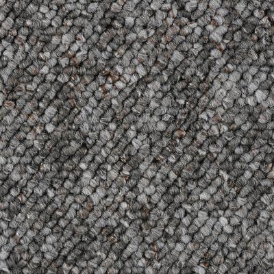 Teppichboden BODENMEISTER "Korfu, Schlinge - meliert, Made in Netherlands", grau (grau anthrazit), B:500cm H:7,5mm L:400cm, Polypropylen, Teppiche, Wohnzimmer, Kinderzimmer, Schlafzimmer, Breite 200/300/400/500 cm Image