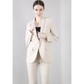 Blusenblazer IMPERIAL "Boyfriend-Blazer" Gr. XL (42), beige Damen Blazer Blusenjacken