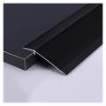 Extra Wide 10cm Metal Floor Transition Strip Wood to Tile,Floor to Laminate Edging Trim Strips for Laminate/Tile/Wood Uneven Floors(Color:Black,Size:Length 90cm/35in)