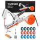 GROWNEER Plant Tying Machine, Plant Tapener, Plant Tape Gun, Garden Tape Tool with 16 Rolls of Tapes and 1 Box of Staple for Grapes, Raspberries, Tomatoes, Vining Vegetables, Flower Planting(Orange)