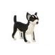 Standing Black/White Chihuahua Plush Soft Toy by Hansa. 27cm. 6368