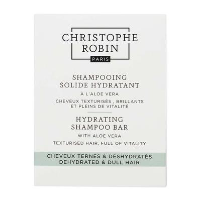 Christophe Robin - Hydrating Shampoo Bar With Aloe Vera 100 g Weiss (160.9 € / 1 kg) Image