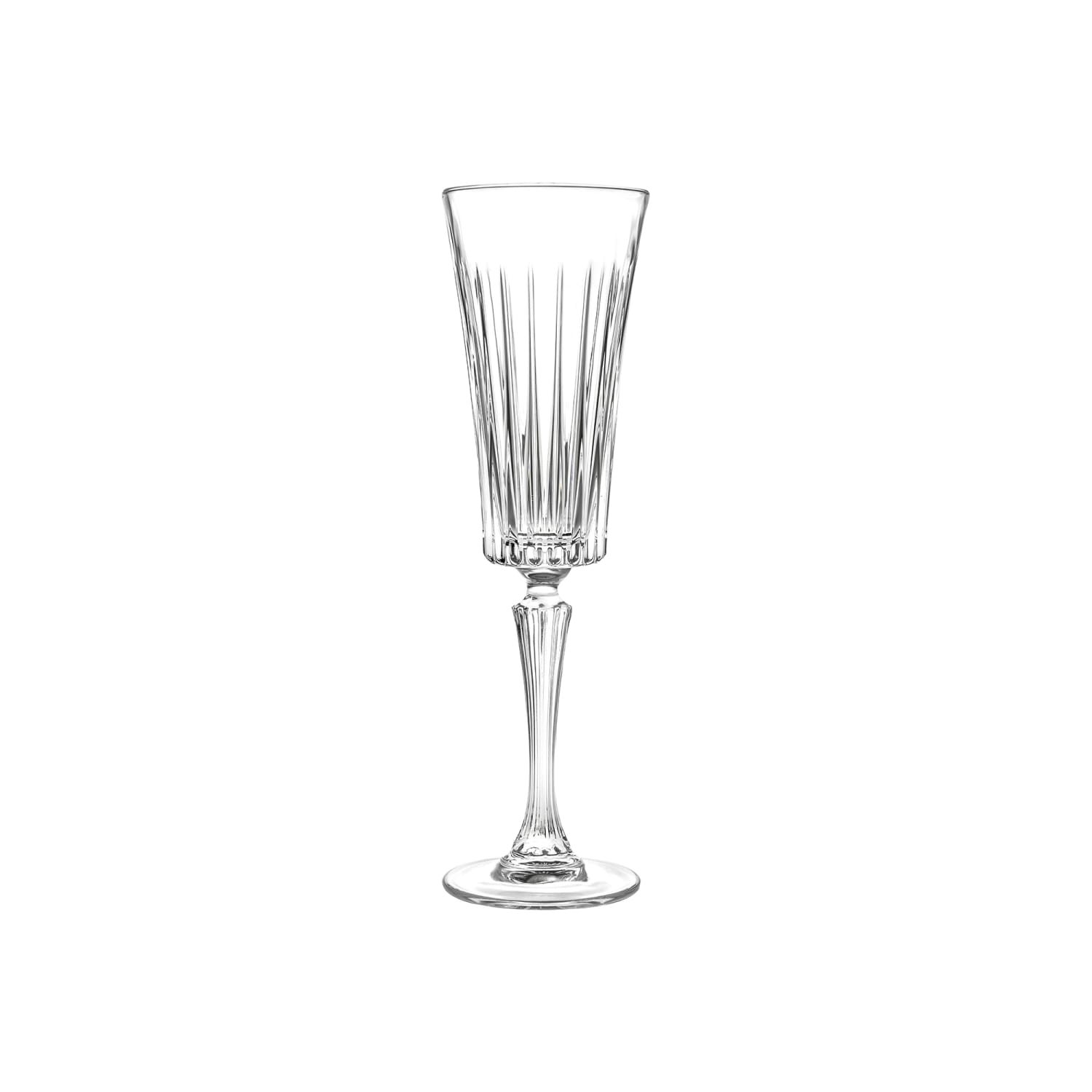 Steelite 677RCR386 7 oz RCR Crystal Timeless Champagne Flute Glass, Clear, Case of 12
