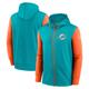 "Miami Dolphins Nike Therma Full Zip Hoodie - Mens"