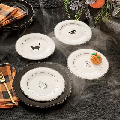 Halloween Icon Plates, Set Of 4 - Grandin Road