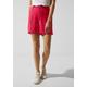 Shorts STREET ONE Gr. 38, Kurz, rot (intense berry) Damen Hosen Gerade