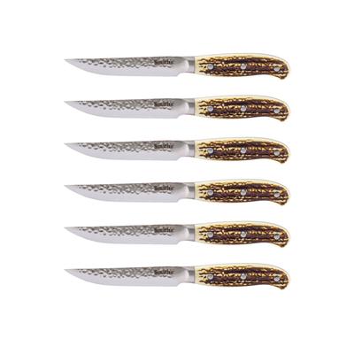 Smiths Cabin & Lodge Cutlery 6-Pcs Steak Set Hardw...