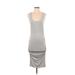 Venus Casual Dress - Bodycon: Gray Solid Dresses - Women's Size X-Small