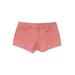 Gap Denim Shorts: Pink Print Bottoms - Women's Size 6 - Light Wash