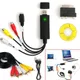 Convertisseur VHS vers DVD professionnel USB 2.0 kit de câble RCA kit de capture vidéo adapté