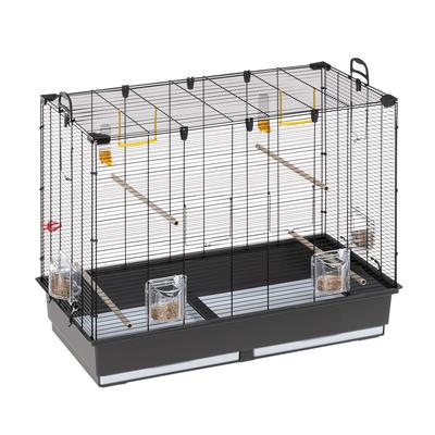 Cage pour perruche Ferplast Piano 6 - brun / noir : L 87 x l 46,5 x H 70 cm