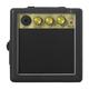 Mini 3 Watt 9V Battery Powered Amp Amplifier Speaker for Acoustic/Electric Guitar Ukulele High-Sensitivity with Volume Control