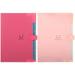 2Pcs Bright Color Filling Folder Office Document Organizer Accordion File Folder