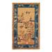 Canvello Early 20th Century Hand Knotted Chinese Art Deco Rug- 4' X 6' - Beige - 6' x 4'