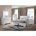 Matrix Traditional Style 4PC/5PC two tone bedroom set Made with Wood & Footboard Storage