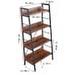 EEPHO DN 3&4 LAYER DISPLAY BOOKSHELF H LADDER SHELF STORAGE SHELVES RACK SHELF UNIT METAL FRAME TIGGER 2 pc per 2 cartons