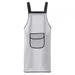 Cooking Apron Baking Apron Translucent Oil BBQ Apron for Cosmetology Coffee Shop Lightweight Paint Apron Grilling Apron 110cm White