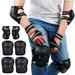 Huahong-Adult Kids Roller Skating Protector Elbow Knee Pads Wrist Protector Skateboard BMX Sports Protective Gear 6pcs/set/set