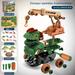 Dinosaur Truck Toys for Klds 3-5 Dinosaur Toys ï¼ŒGreen Toys Dinosaur Transport Truck Playset Transport Car Truck with 6 Dino Figures Dino Truck Car Toys