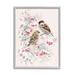 Stupell Industries Finches Perched Seasonal Berries by Pip Wilson Wood in Brown/Pink/White | 14 H x 11 W x 1.5 D in | Wayfair au-847_gff_11x14