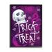 Stupell Industries Trick Or Treat Purple Halloween Framed On Wood by ND Art Graphic Art Wood in Brown/Indigo | 30 H x 24 W x 1.5 D in | Wayfair