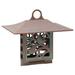 Whitehall Products Nuthatch Suet Bird Feeder Metal in Green | 9 H x 10 W x 6.75 D in | Wayfair 30052